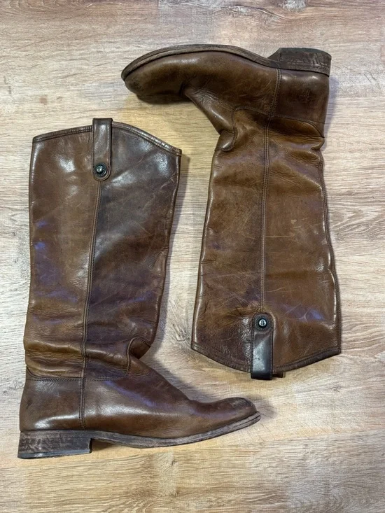 Frye Melissa Button Riding Boots - Picture 3 of 11